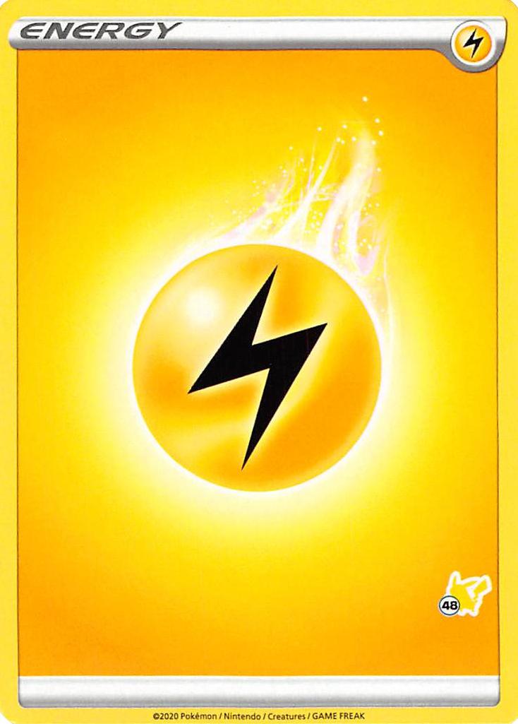 Lightning Energy (Pikachu Stamp #48) [Battle Academy 2022] | Tabernacle Games