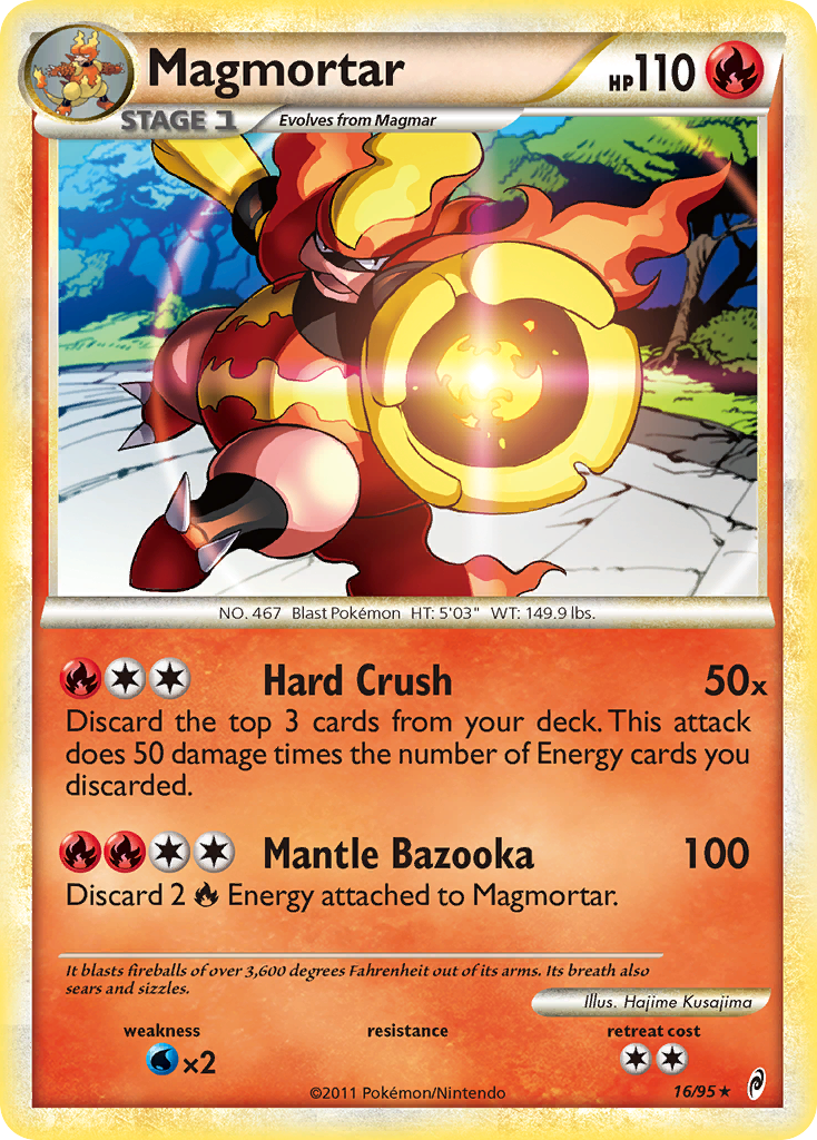 Magmortar (16/95) [HeartGold & SoulSilver: Call of Legends] | Tabernacle Games