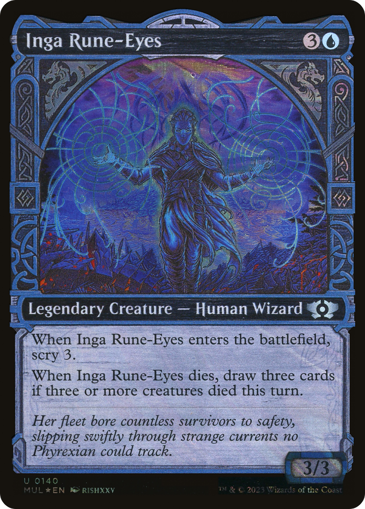 Inga Rune-Eyes (Halo Foil) [Multiverse Legends] | Tabernacle Games