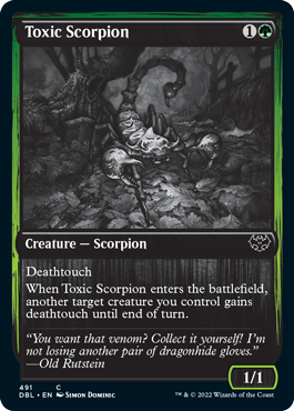 Toxic Scorpion [Innistrad: Double Feature] | Tabernacle Games