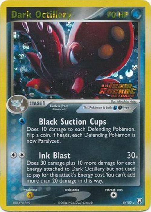 Dark Octillery (8/109) (Stamped) [EX: Team Rocket Returns] | Tabernacle Games