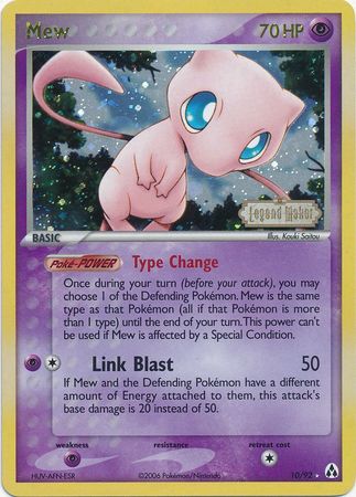 Mew (10/92) (Stamped) [EX: Legend Maker] | Tabernacle Games