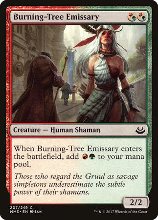 Burning-Tree Emissary [Modern Masters 2017] | Tabernacle Games