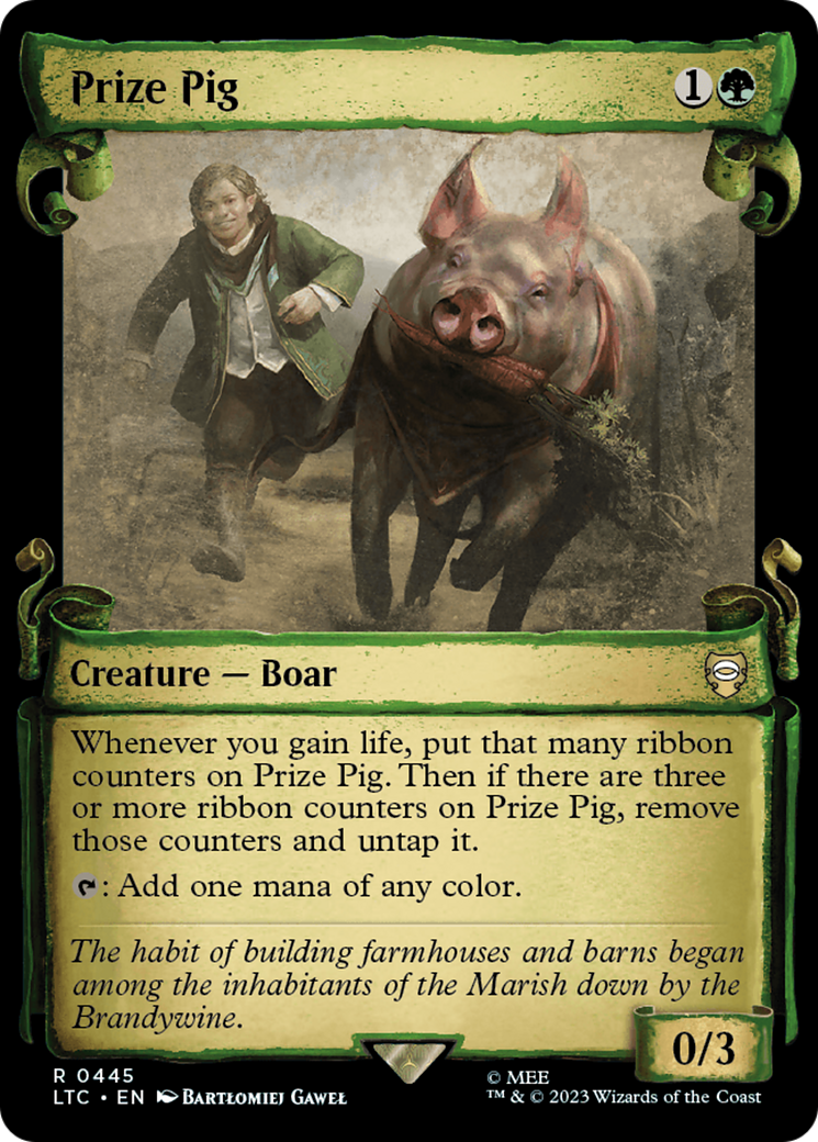 Prize Pig [The Lord of the Rings: Tales of Middle-Earth Commander Showcase Scrolls] | Tabernacle Games