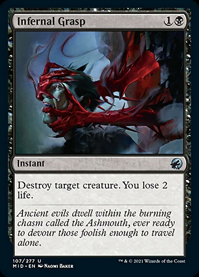 Infernal Grasp [Innistrad: Midnight Hunt] | Tabernacle Games