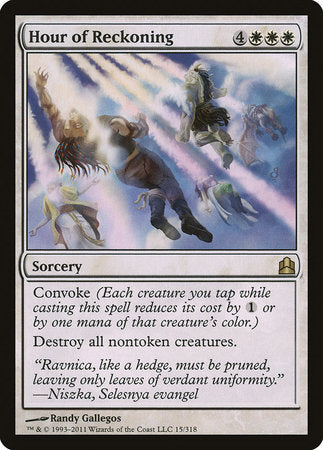 Hour of Reckoning [Commander 2011] | Tabernacle Games