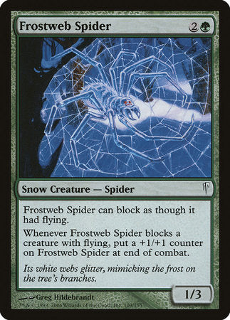 Frostweb Spider [Coldsnap] | Tabernacle Games