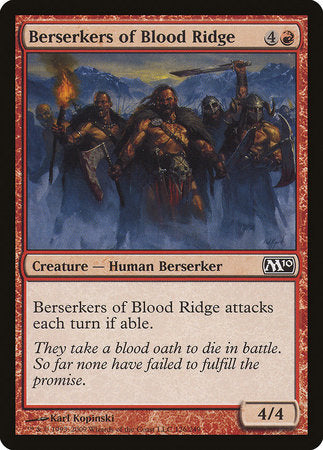 Berserkers of Blood Ridge [Magic 2010] | Tabernacle Games