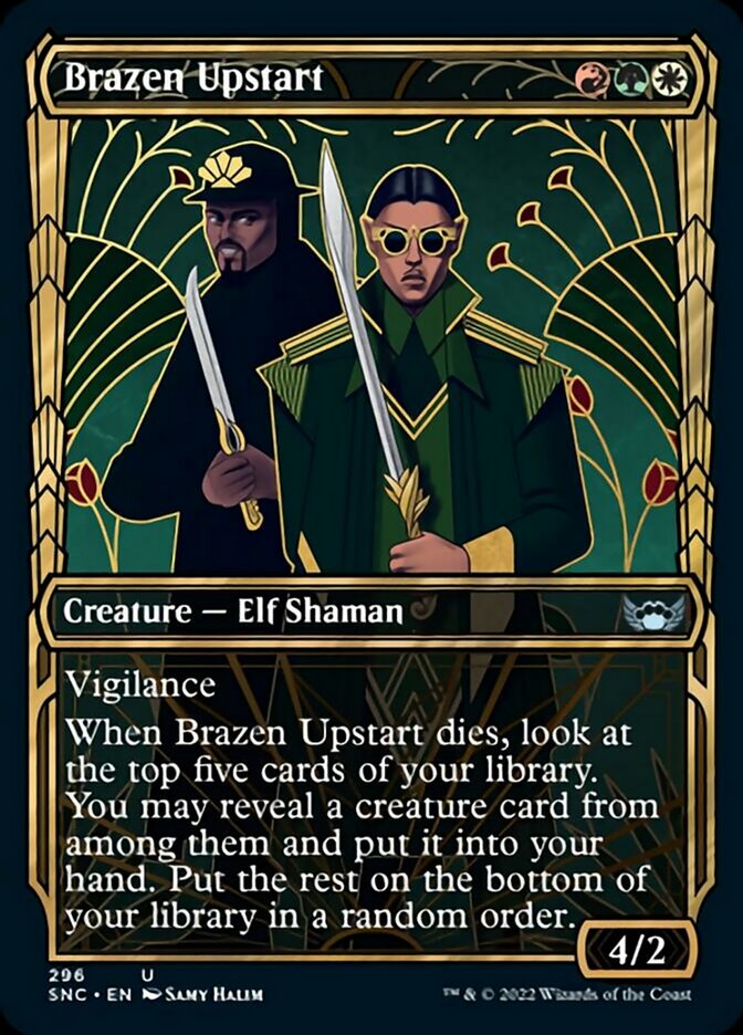 Brazen Upstart (Showcase Golden Age) [Streets of New Capenna] | Tabernacle Games