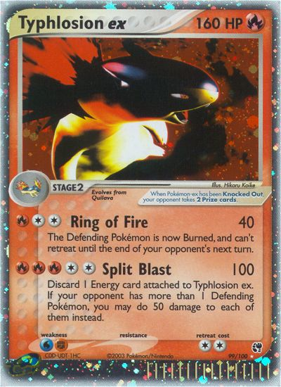 Typhlosion ex (99/100) [EX: Sandstorm] | Tabernacle Games