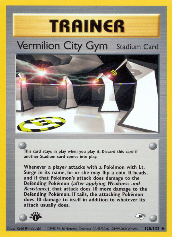 Vermilion City Gym (120/132) [Gym Heroes 1st Edition] | Tabernacle Games