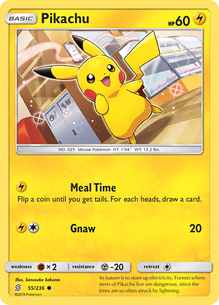 Pikachu (55/236) [Sun & Moon: Unified Minds] | Tabernacle Games