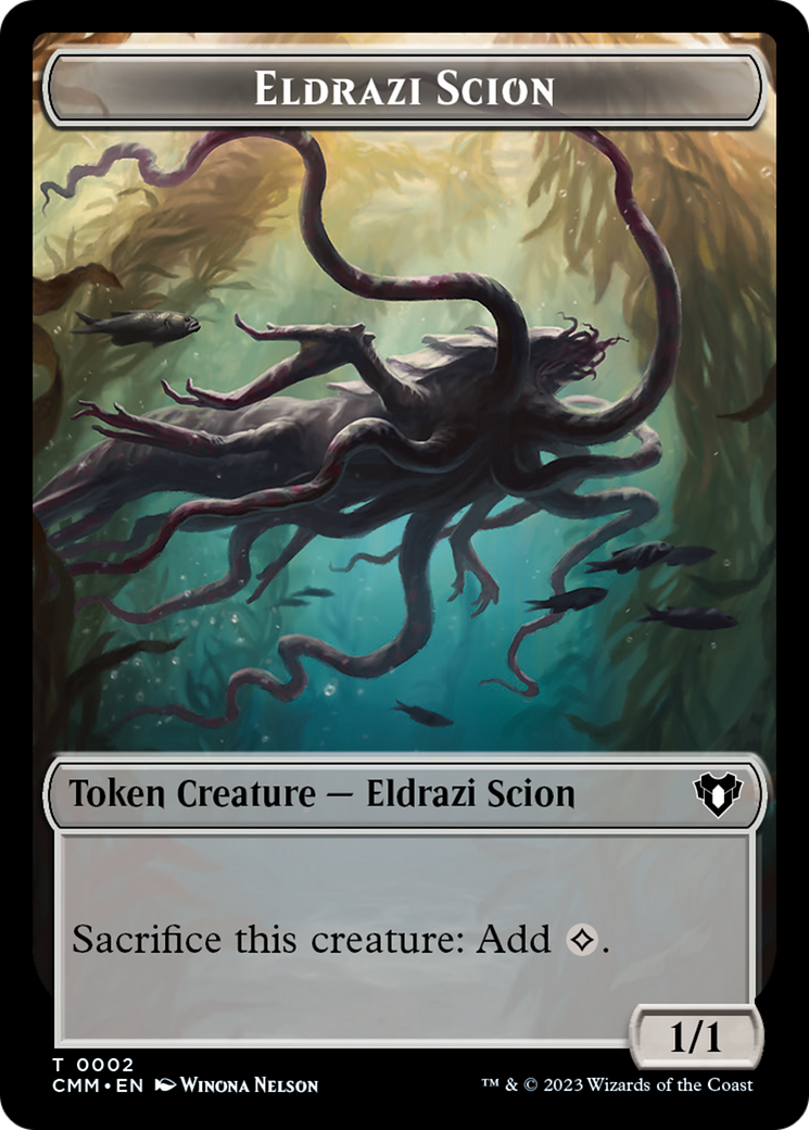Eldrazi Scion // Drake Double-Sided Token [Commander Masters Tokens] | Tabernacle Games