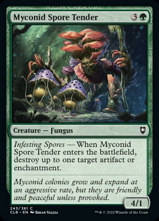 Myconid Spore Tender [Commander Legends: Battle for Baldur's Gate] | Tabernacle Games