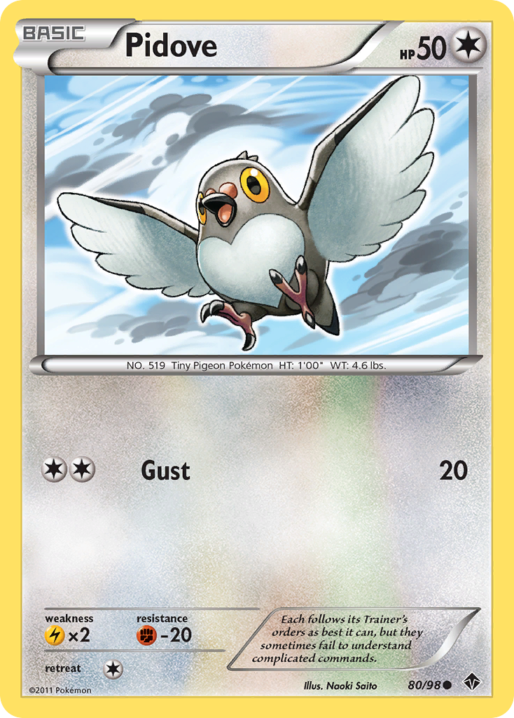 Pidove (80/98) [Black & White: Emerging Powers] | Tabernacle Games