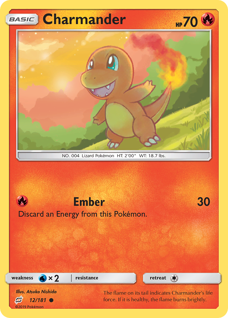 Charmander (12/181) [Sun & Moon: Team Up] | Tabernacle Games