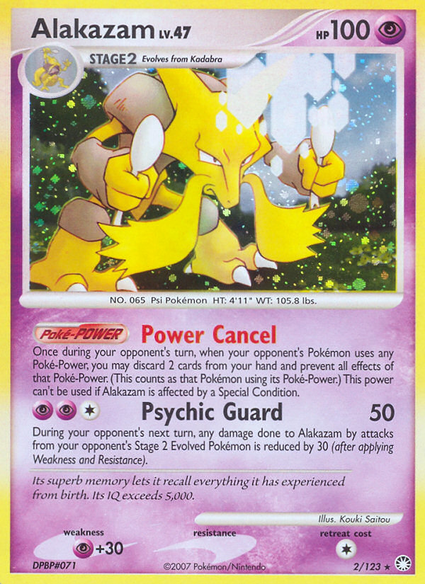 Alakazam (2/123) [Diamond & Pearl: Mysterious Treasures] | Tabernacle Games