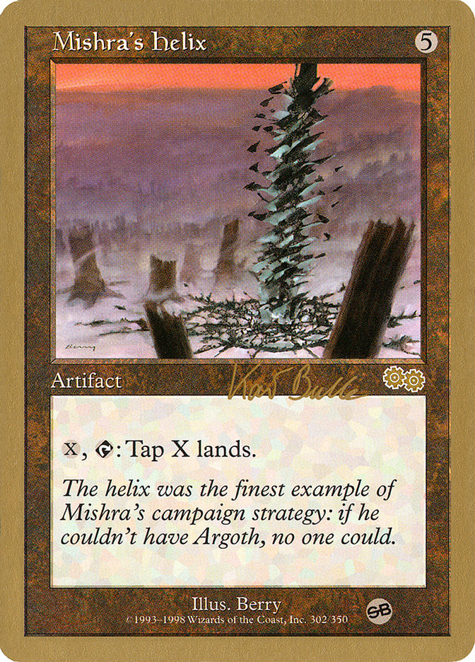 Mishra's Helix (Kai Budde) (SB) [World Championship Decks 1999] | Tabernacle Games
