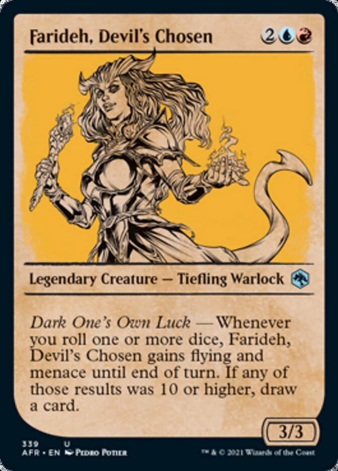 Farideh, Devil's Chosen (Showcase) [Dungeons & Dragons: Adventures in the Forgotten Realms] | Tabernacle Games