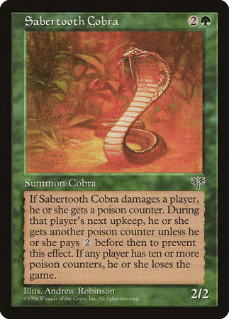 Sabertooth Cobra [Mirage] | Tabernacle Games