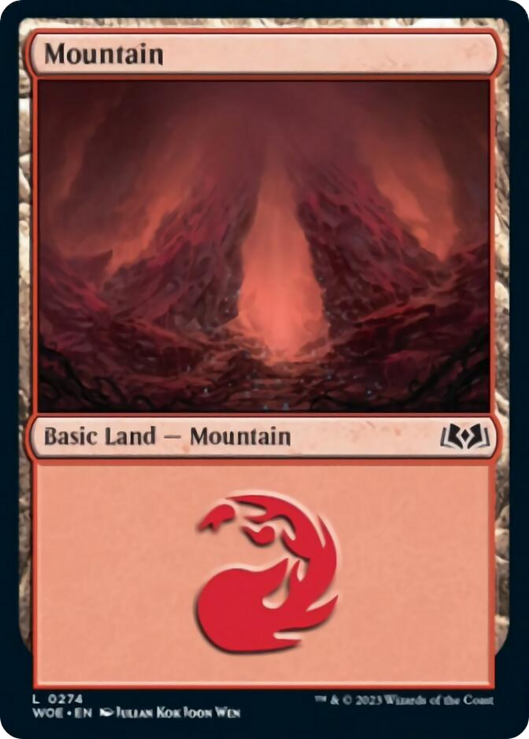 Mountain (0274) [Wilds of Eldraine] | Tabernacle Games
