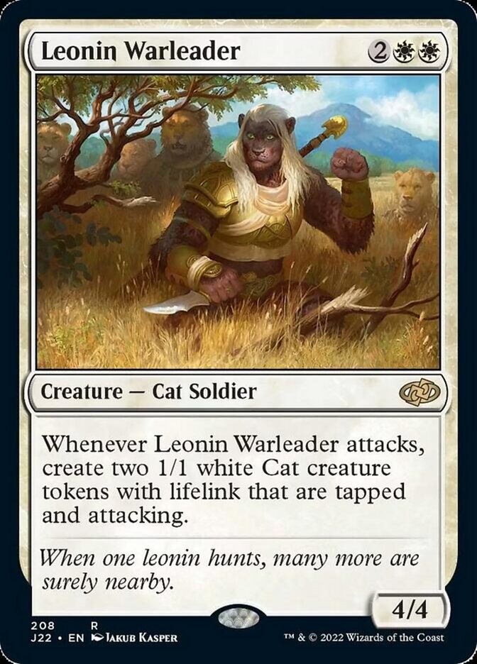 Leonin Warleader [Jumpstart 2022] | Tabernacle Games