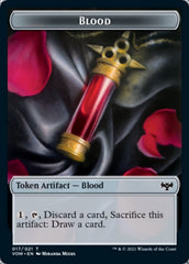 Blood // Slug Double-sided Token [Innistrad: Crimson Vow Tokens] | Tabernacle Games