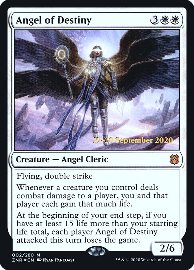 Angel of Destiny  [Zendikar Rising Prerelease Promos] | Tabernacle Games