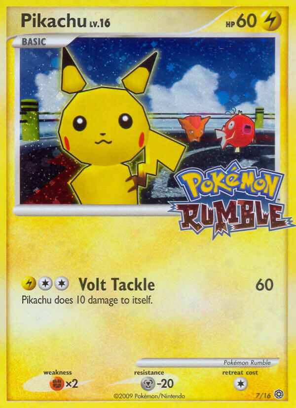 Pikachu (7/16) [Pokémon Rumble] | Tabernacle Games