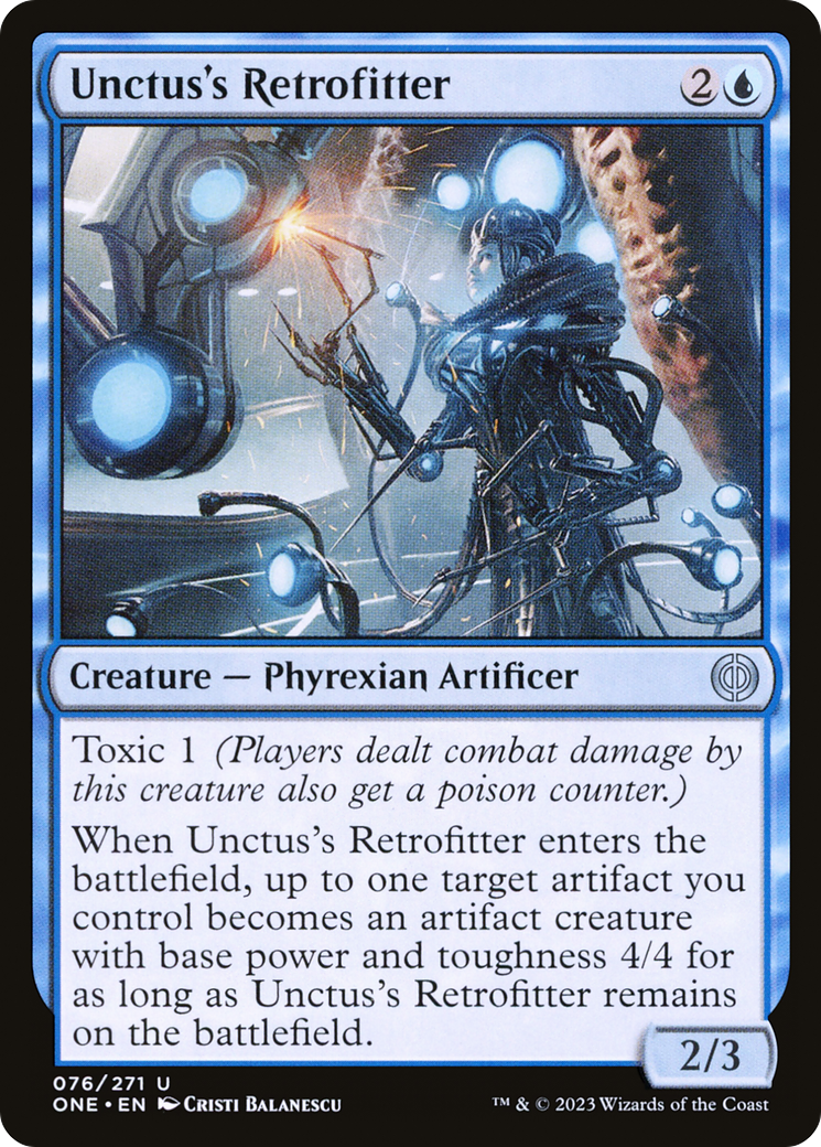 Unctus's Retrofitter [Phyrexia: All Will Be One] | Tabernacle Games