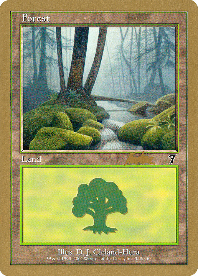 Forest (328) (Brian Kibler) [World Championship Decks 2002] | Tabernacle Games