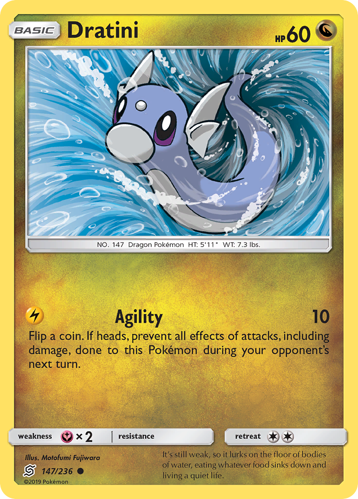 Dratini (147/236) [Sun & Moon: Unified Minds] | Tabernacle Games