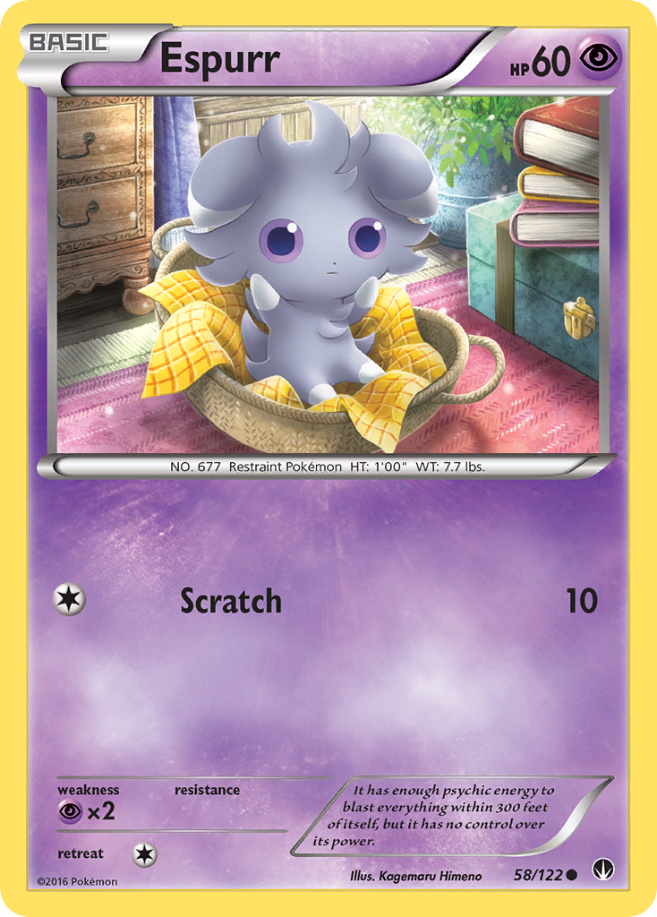 Espurr (58/122) [XY: BREAKpoint] | Tabernacle Games