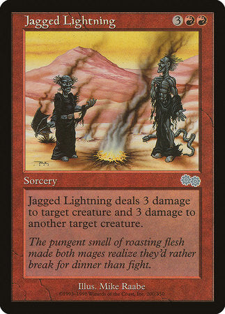 Jagged Lightning [Urza's Saga] | Tabernacle Games