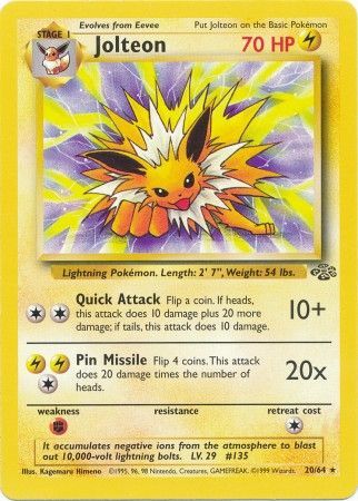 Jolteon (20/64) [Jungle Unlimited] | Tabernacle Games