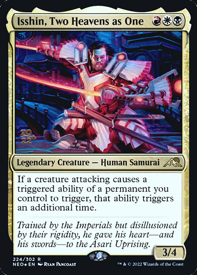 Isshin, Two Heavens as One [Kamigawa: Neon Dynasty Prerelease Promos] | Tabernacle Games