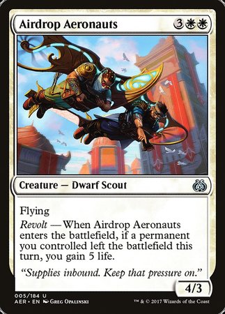 Airdrop Aeronauts [Aether Revolt] | Tabernacle Games
