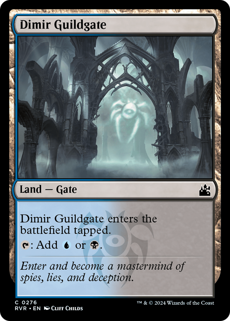 Dimir Guildgate [Ravnica Remastered] | Tabernacle Games