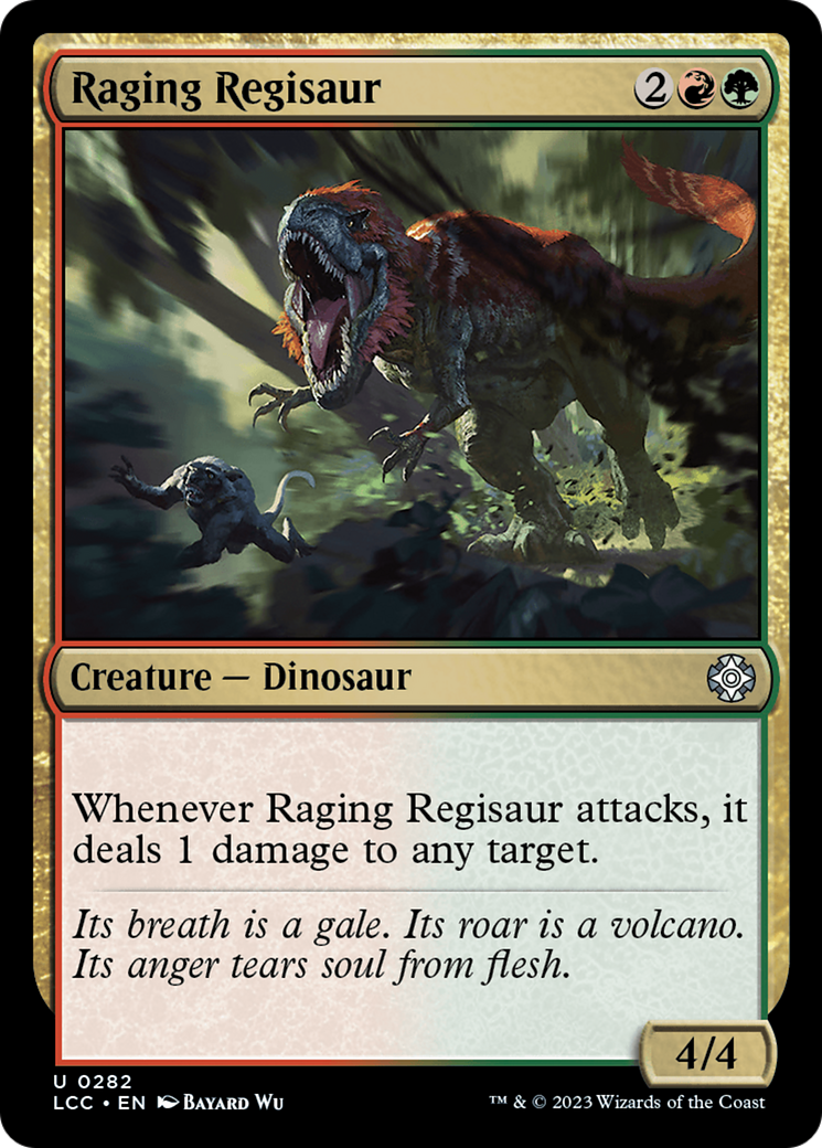 Raging Regisaur [The Lost Caverns of Ixalan Commander] | Tabernacle Games