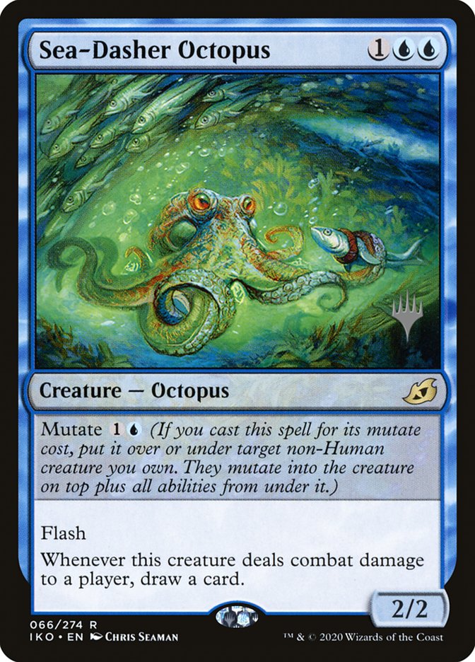 Sea-Dasher Octopus (Promo Pack) [Ikoria: Lair of Behemoths Promos] | Tabernacle Games