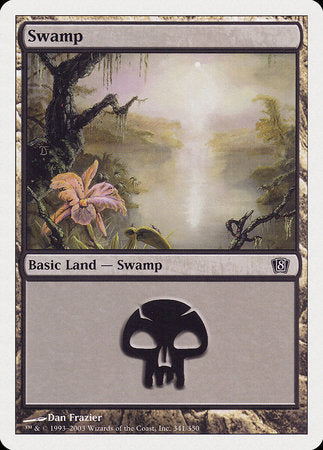Swamp (341) [Eighth Edition] | Tabernacle Games