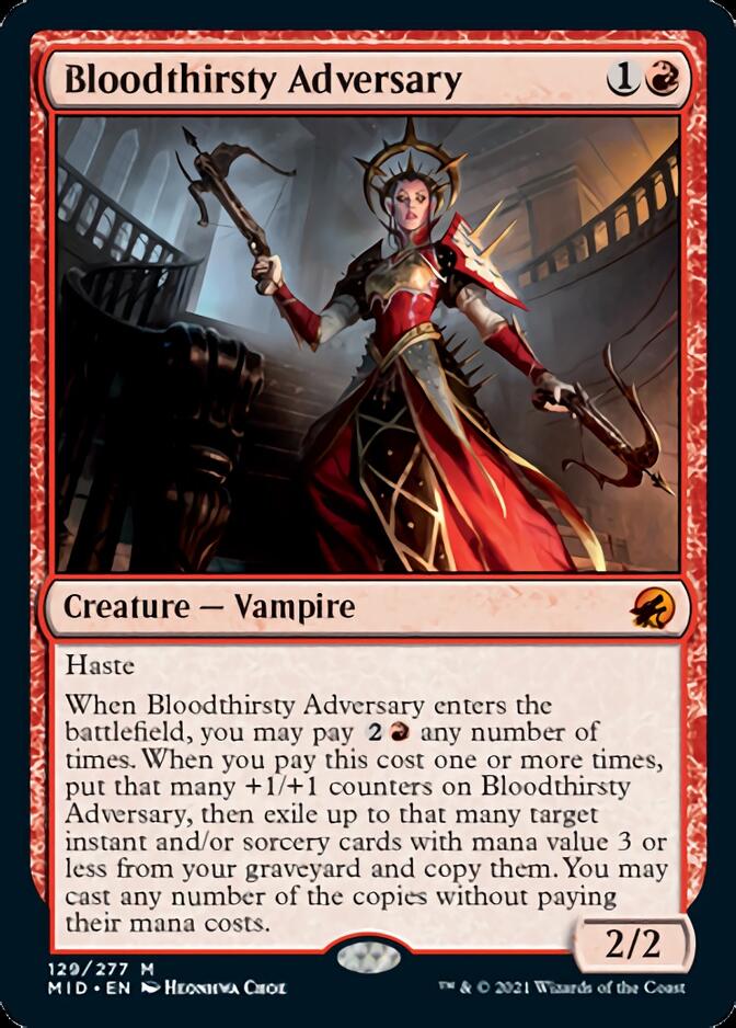 Bloodthirsty Adversary [Innistrad: Midnight Hunt] | Tabernacle Games