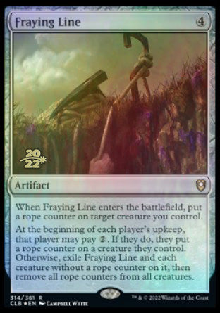 Fraying Line [Commander Legends: Battle for Baldur's Gate Prerelease Promos] | Tabernacle Games