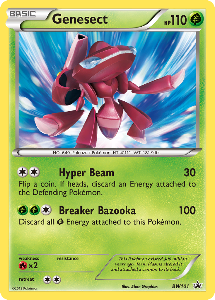 Genesect (BW101) [Black & White: Black Star Promos] | Tabernacle Games