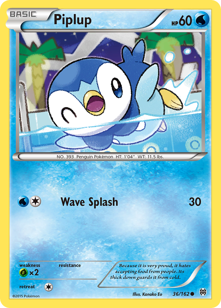 Piplup (36/162) [XY: BREAKthrough] | Tabernacle Games