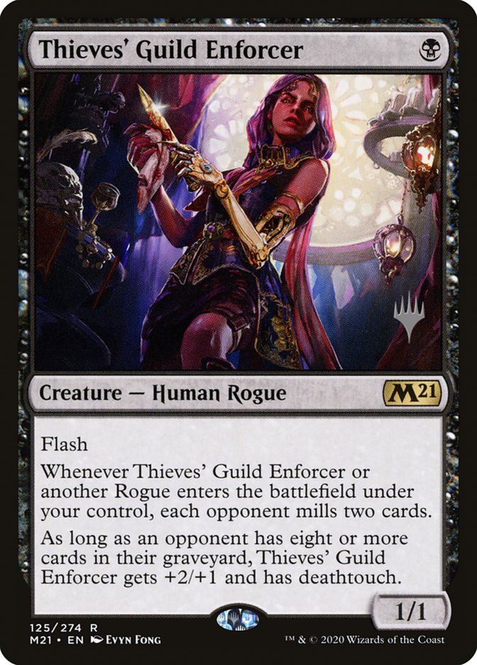 Thieves' Guild Enforcer (Promo Pack) [Core Set 2021 Promos] | Tabernacle Games