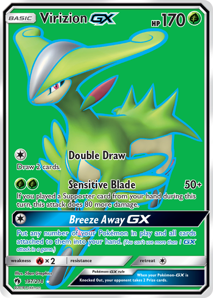 Virizion GX (197/214) [Sun & Moon: Lost Thunder] | Tabernacle Games