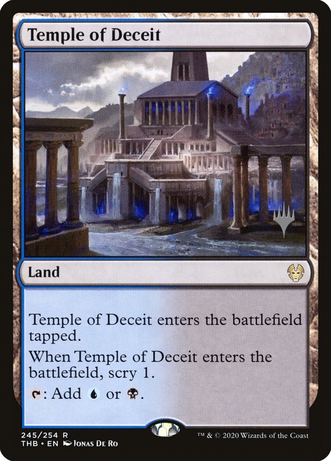 Temple of Deceit (Promo Pack) [Theros Beyond Death Promos] | Tabernacle Games