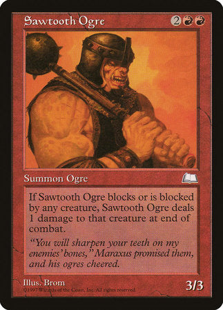 Sawtooth Ogre [Weatherlight] | Tabernacle Games