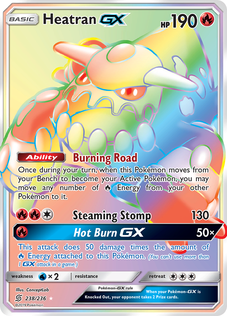 Heatran GX (238/236) [Sun & Moon: Unified Minds] | Tabernacle Games